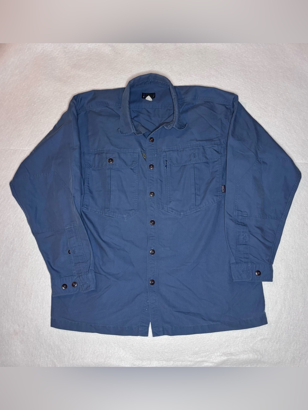 Patagonia Men's Self Guided Slate Blue Lightweight Shirt Jacket Size Large